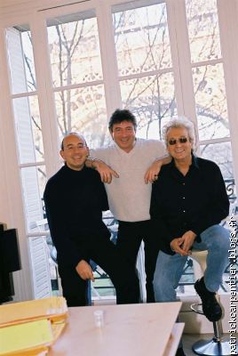 Romano Masumara, Luc Plamondon et moi.